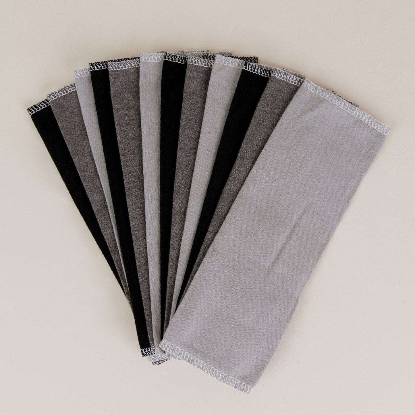 Reusable paper towels from ZeroWasteStore.com, 24-pack of organic cotton unpaper towels, eco-friendly and washable cleaning cloths.
